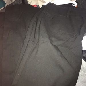 Black dressy pants, size 8.
